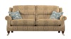 Large 2 Seater Sofa. Grade B Fabric - Baslow Medallion Mink
